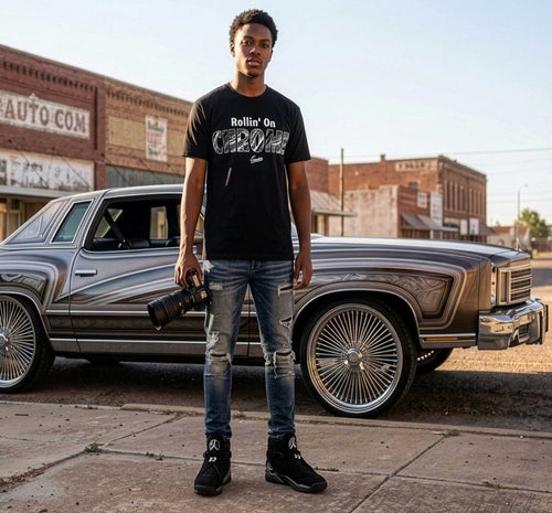 Retro 8 Chrome Logo Shirt