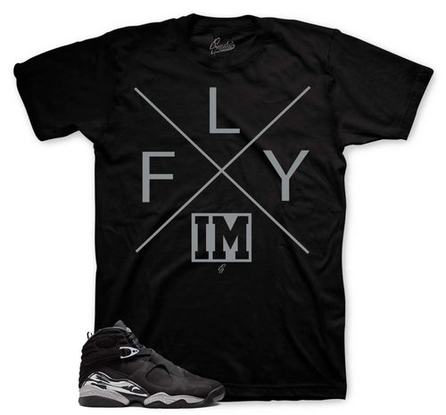 Retro 8 Chrome I'm Fly Shirt
