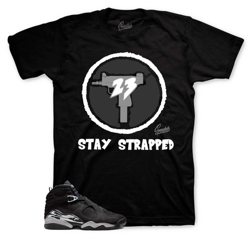 Retro 8 Chrome Strapped Shirt