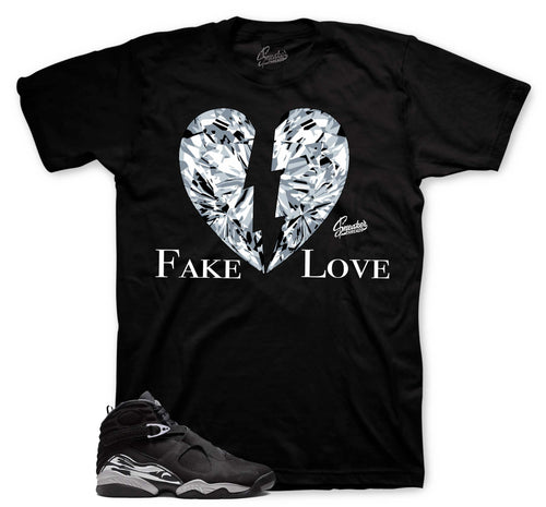Retro 8 Chrome Fake Love Shirt