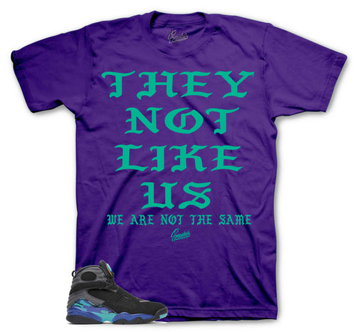 Retro 8 Aqua Not Like Us Shirt
