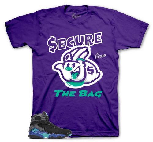Retro 8 Aqua Secure The Bag Shirt