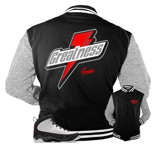 Retro 9 OG Greatness Varsity Jacket