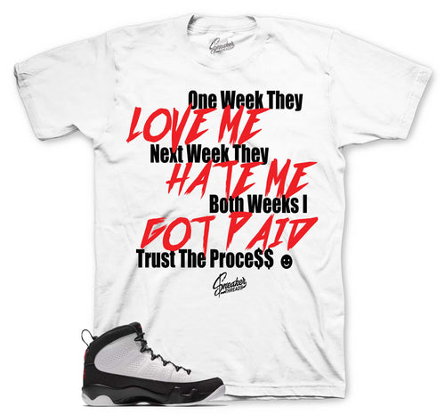 Retro 9 OG Trust The Process Shirt