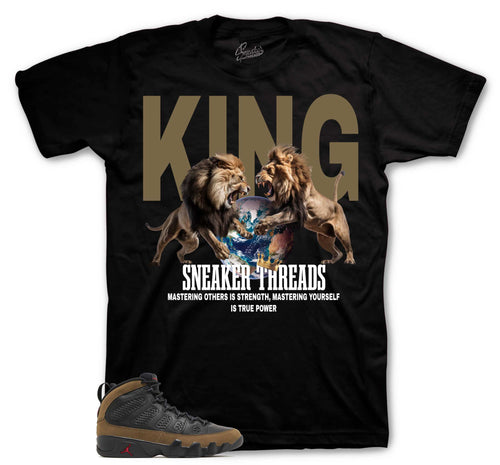 Retro 9 Olive King Shirt