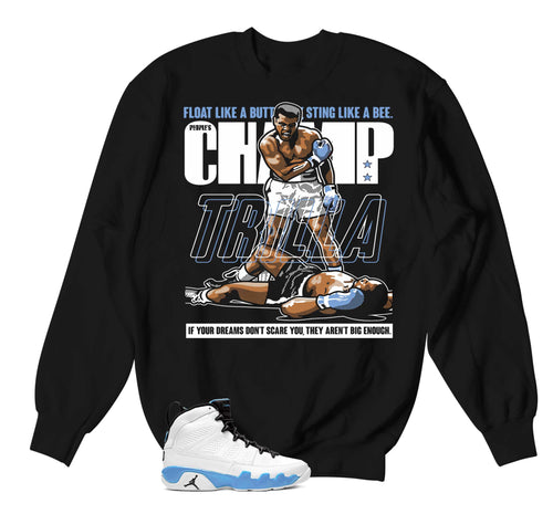 Retro 9 Powder Blue Trilla Sweater