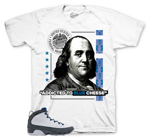 Retro 9 Flint Grey Blue Cheese Shirt