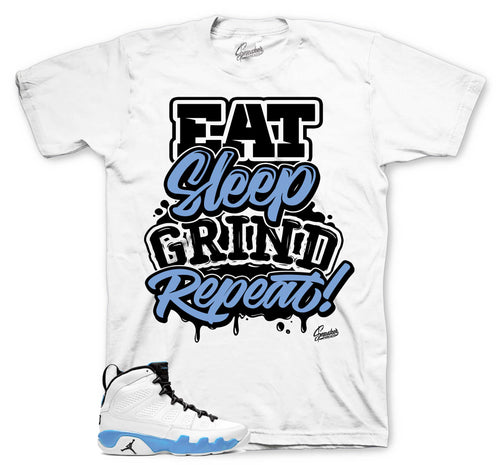 Retro 9 Powder Blue Daily Routine Shirt