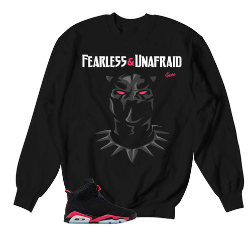 Retro 6 Infrared Fearless Sweater