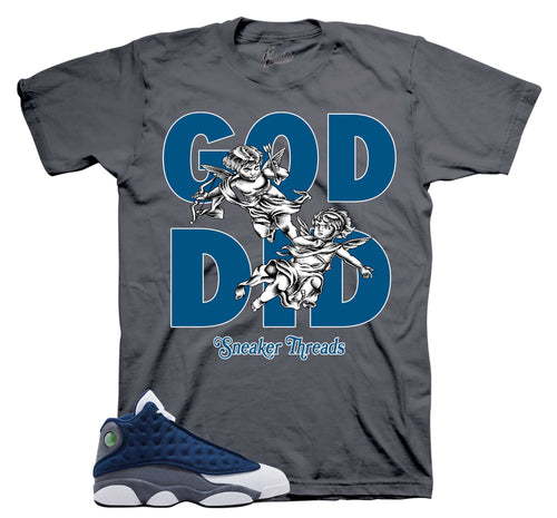 Retro 13 Flint God Did Shirt