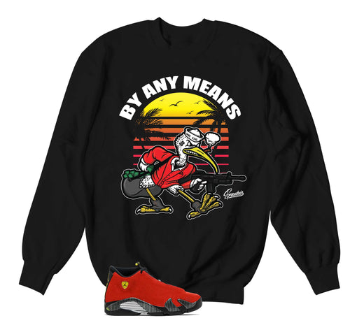 Retro 14 Challenge Red By Any Means Sweater