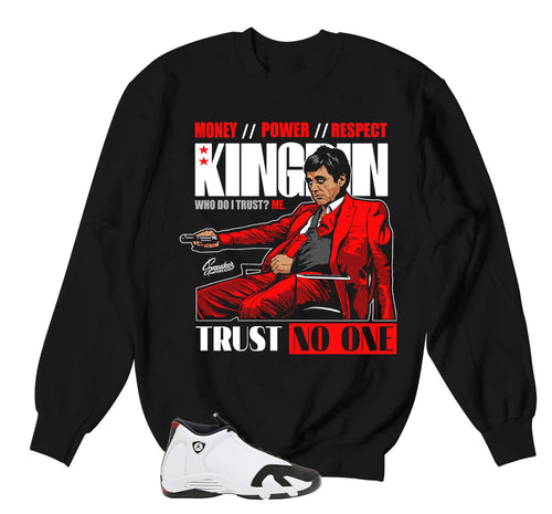 Retro 14 Black Toe Trust Issues Sweater