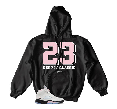 Retro 5 Soft Pink Keep It Classic Hoody