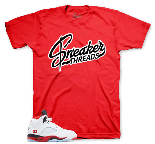 Retro 5 Fire Red ST Original Shirt