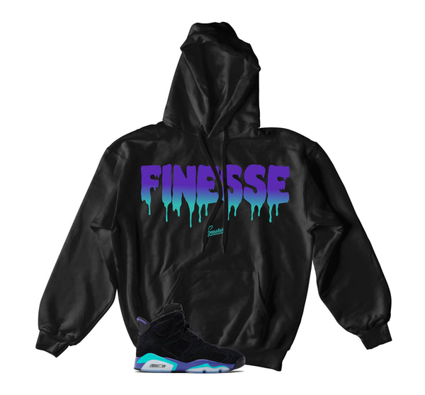 KB Hoodie Match Jordan 1 Zoom Grey Purple
