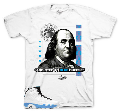 Retro 9 Powder Blue Cheese Shirt
