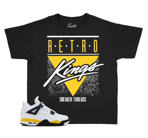 Kids - Tour Yellow 4 Retro Kings Shirt