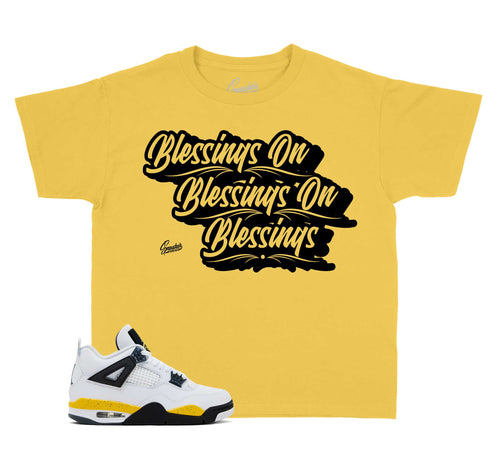 Kids - Tour Yellow 4 Blessings Shirt