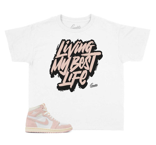 Kids - Washed Pink 1 Living Life Shirt