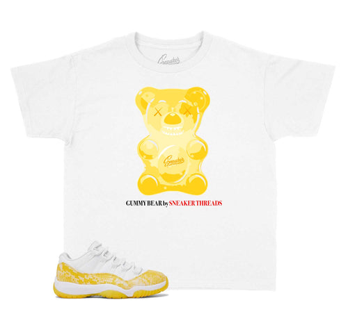Kids - Yellow Snakeskin 11 Gummy Bear Shirt