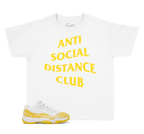 Kids - Yellow Snakeskin 11 Social Distance Shirt
