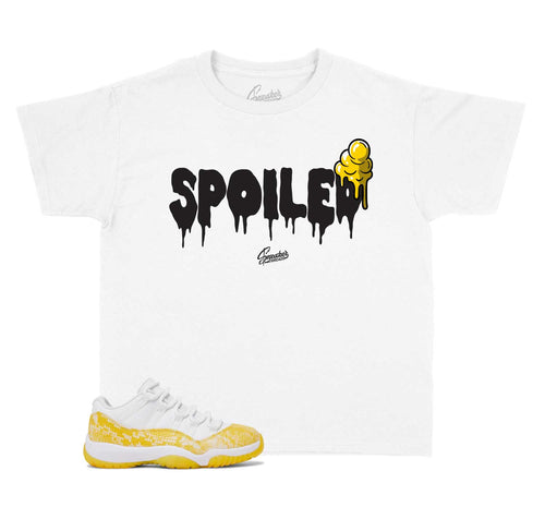 Kids - Yellow Snakeskin 11 Spoiled Shirt