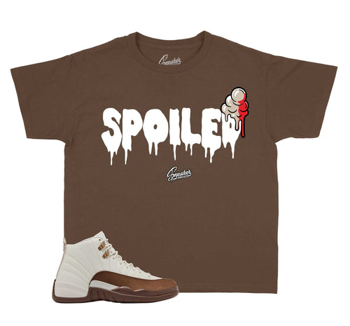 Kids Spoiled T-Shirt | Jordan 12 Fireside