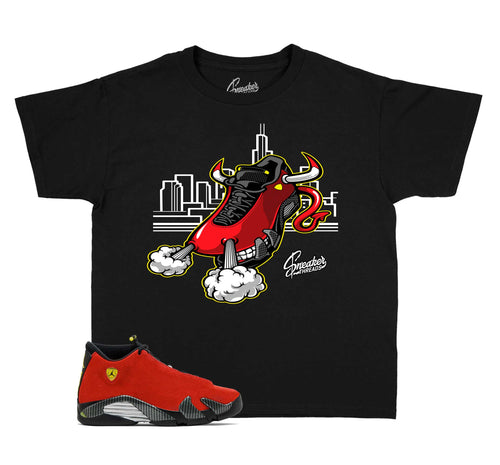 Kids - Challenge Red 14 Fly Kicks Shirt