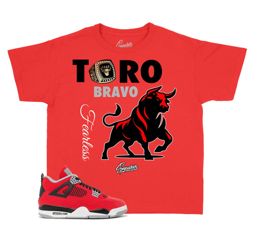 Kids -Toro Bravo 4 Fearless Shirt