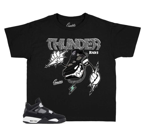 Kids - White Thunder 4 Fly kicks Shirt