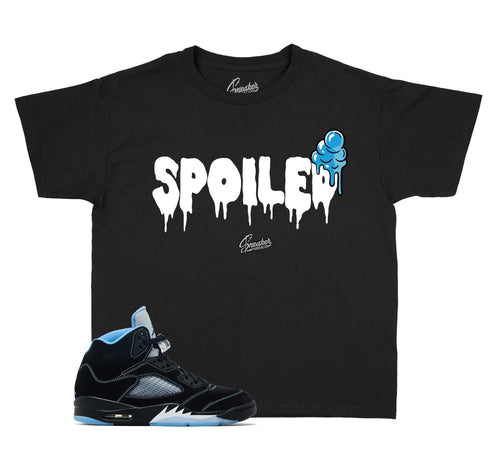 Kids - Black Carolina 5 Spoiled Shirt