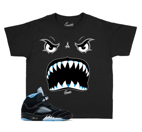 Kids - Black Carolina 5 Bite Me Shirt