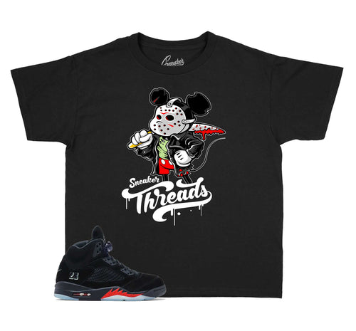 Kids Mouse Graphic T-Shirt | Jordan 5 Halloween