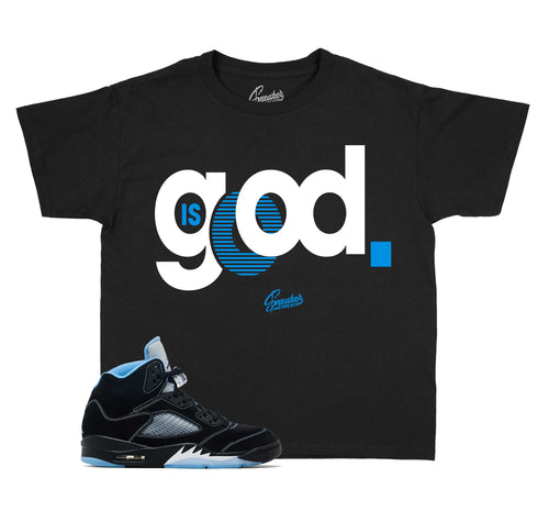 Kids - Black Carolina 5 God is Good Shirt