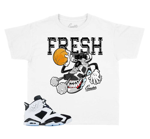 Kids - White Black 6 Fly Kicks Shirt