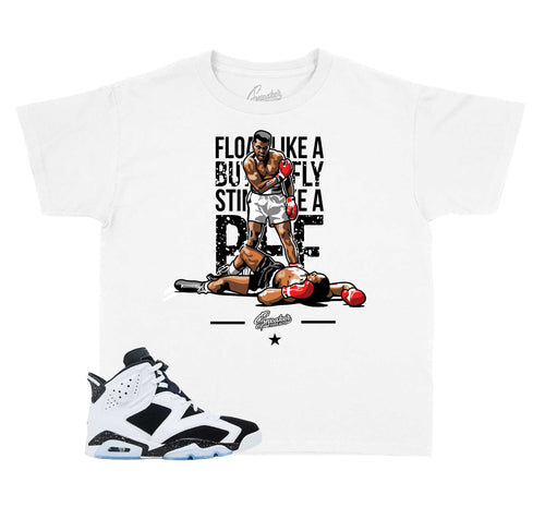 Kids - White Black 6 Champ Shirt