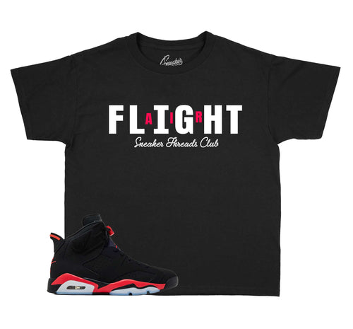 Kids - Infrared 6 Air Flight  Shirt