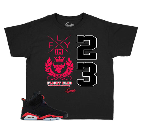 Kids - Infrared 6 Flight Crest Shirt