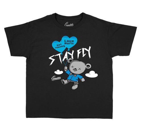 Kids - University Blue 11 Flight Crest Shirt
