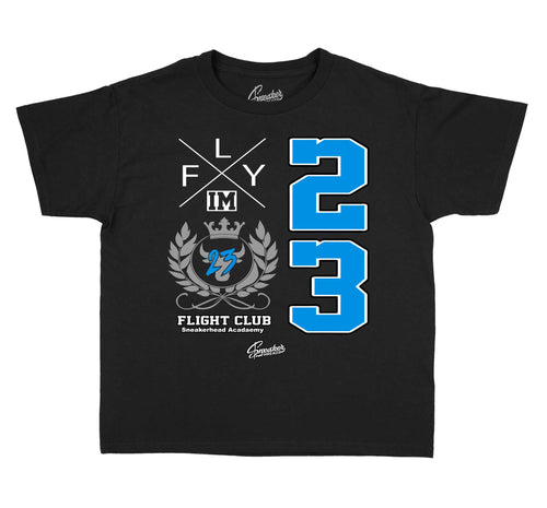 Kids - University Blue 11 Flight Crest Shirt