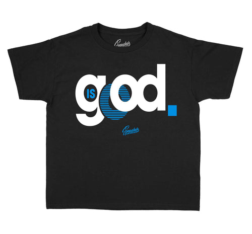 Kids - University Blue 11 God is Good Shirt