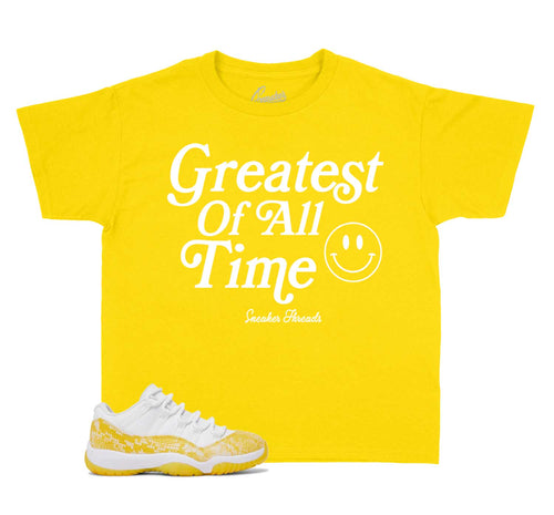 Kids - Yellow Snakeskin 11 Goat Shirt