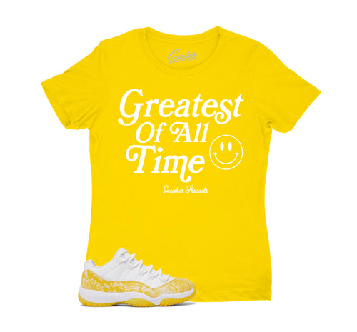 Womens - Yellow Snakeskin 11 Goat Shirt