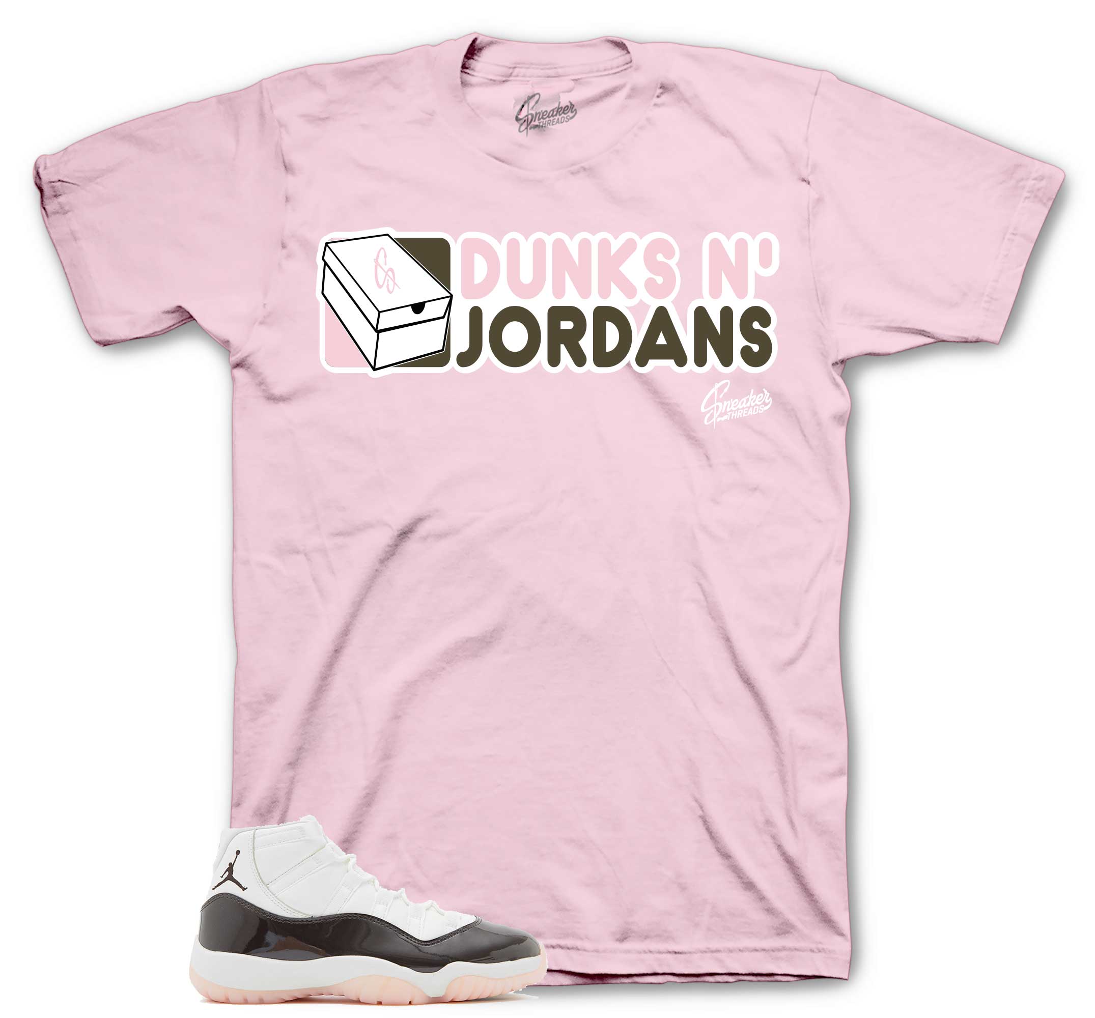 Pink jordan hot sale 11 shirt