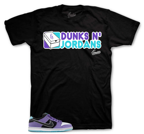 Dunk SB Low Court Purple Dunks Jordans Shirt