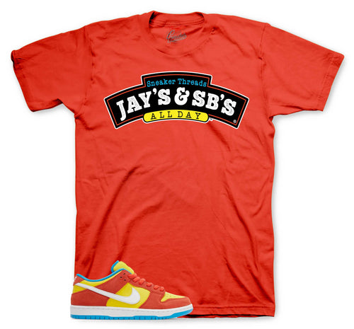 Dunk SB Low Bart Jays & Sbs Shirt