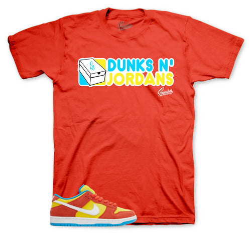 Dunk SB Low Bart Dunk N Jordans Shirt