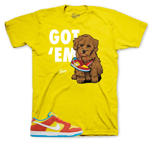 Dunk SB Low Bart Got Em Shirt
