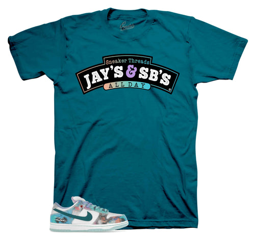 Dunk SB Low Bleached Aqua Jays & SBs Shirt