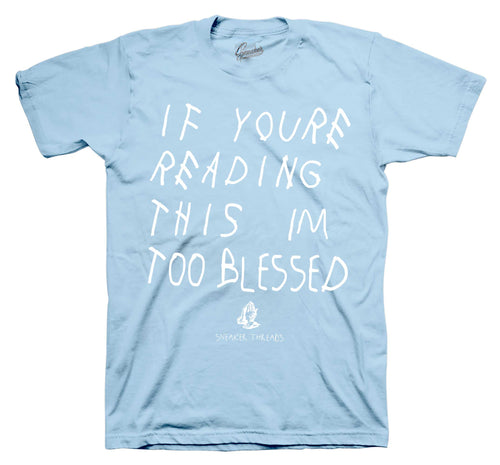 Retro 1 Alaska White Too Blessed Shirt